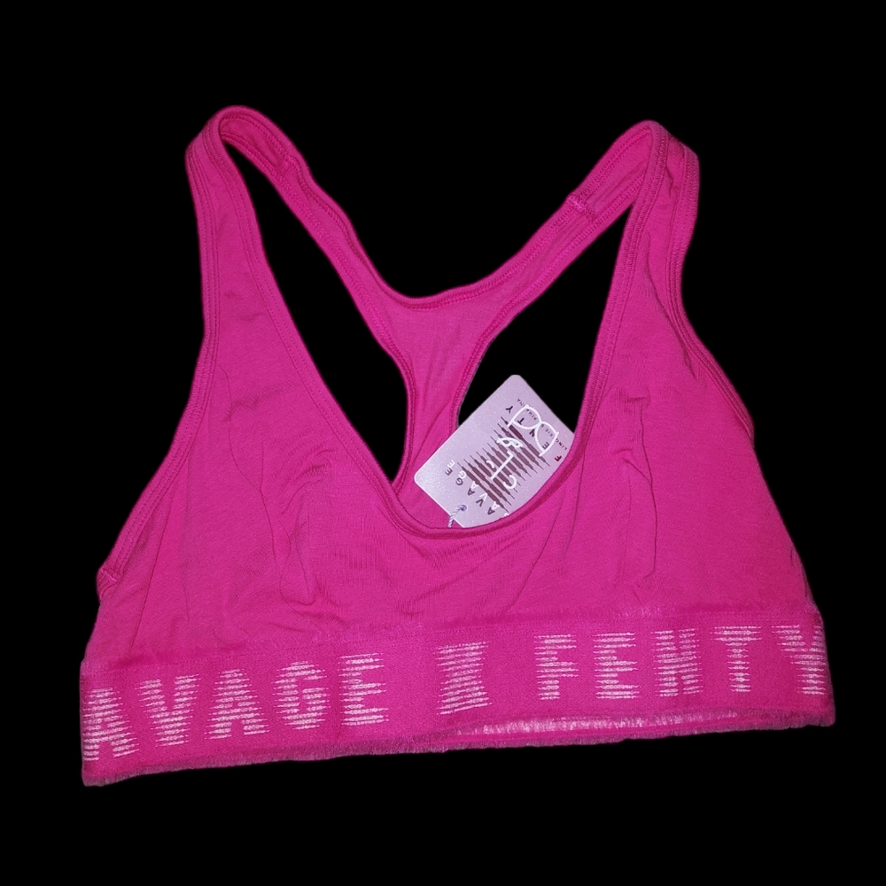 Pink Savage X Fenty Sports Bra